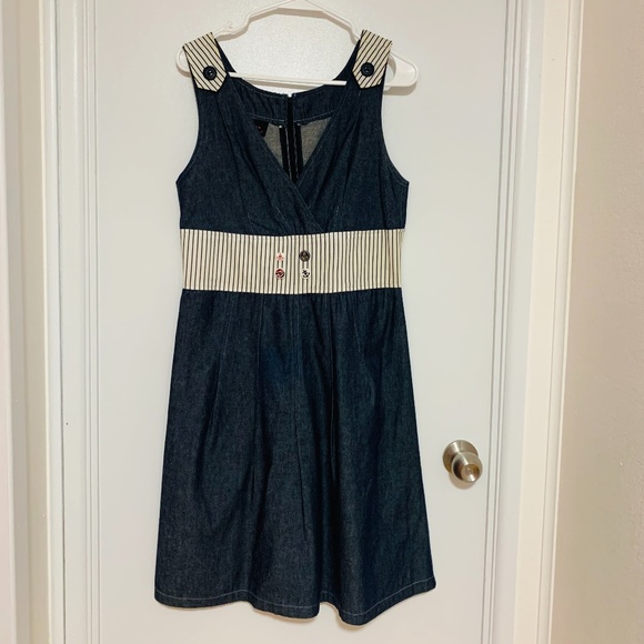 Damzels in this Dress denim nautical - Picture 1 of 3